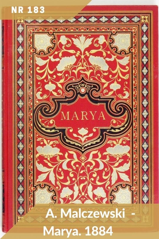Antykwariat Rara Avis - 135 aukcja, poz. 183: Antoni Malczewski - Marya. 1884