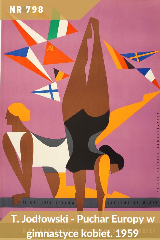 Antykwariat Rara Avis - 140. aukcja antykwaryczna, poz. 798 - Tadeusz Jodłowski - Puchar Europy w gimnastyce kobiet. 1959