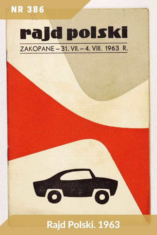 Antykwariat Rara Avis - 528. oferta antykwaryczna, poz. 386: Rajd Polski, 1963
