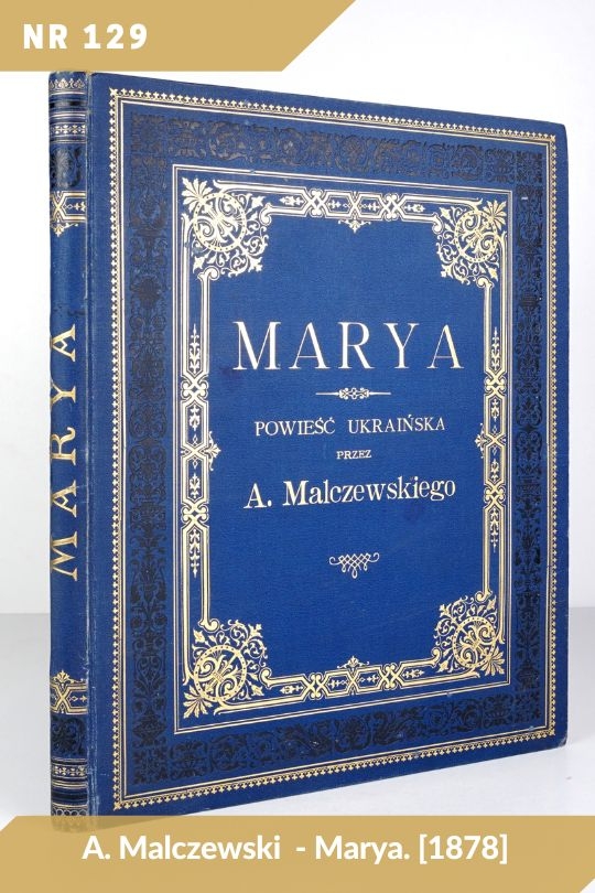 Antykwariat Rara Avis - 144. aukcja antykwaryczna, poz. 129 - A. Malczewski - Marya. 1878.