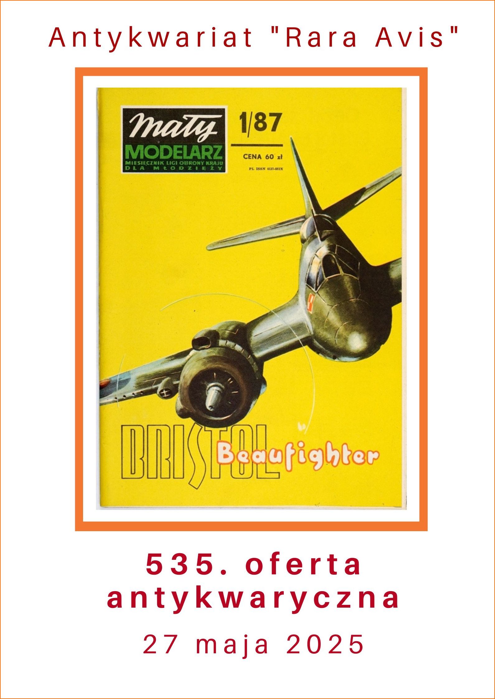 Antykwariat Rara Avis - 535. oferta antykwaryczna