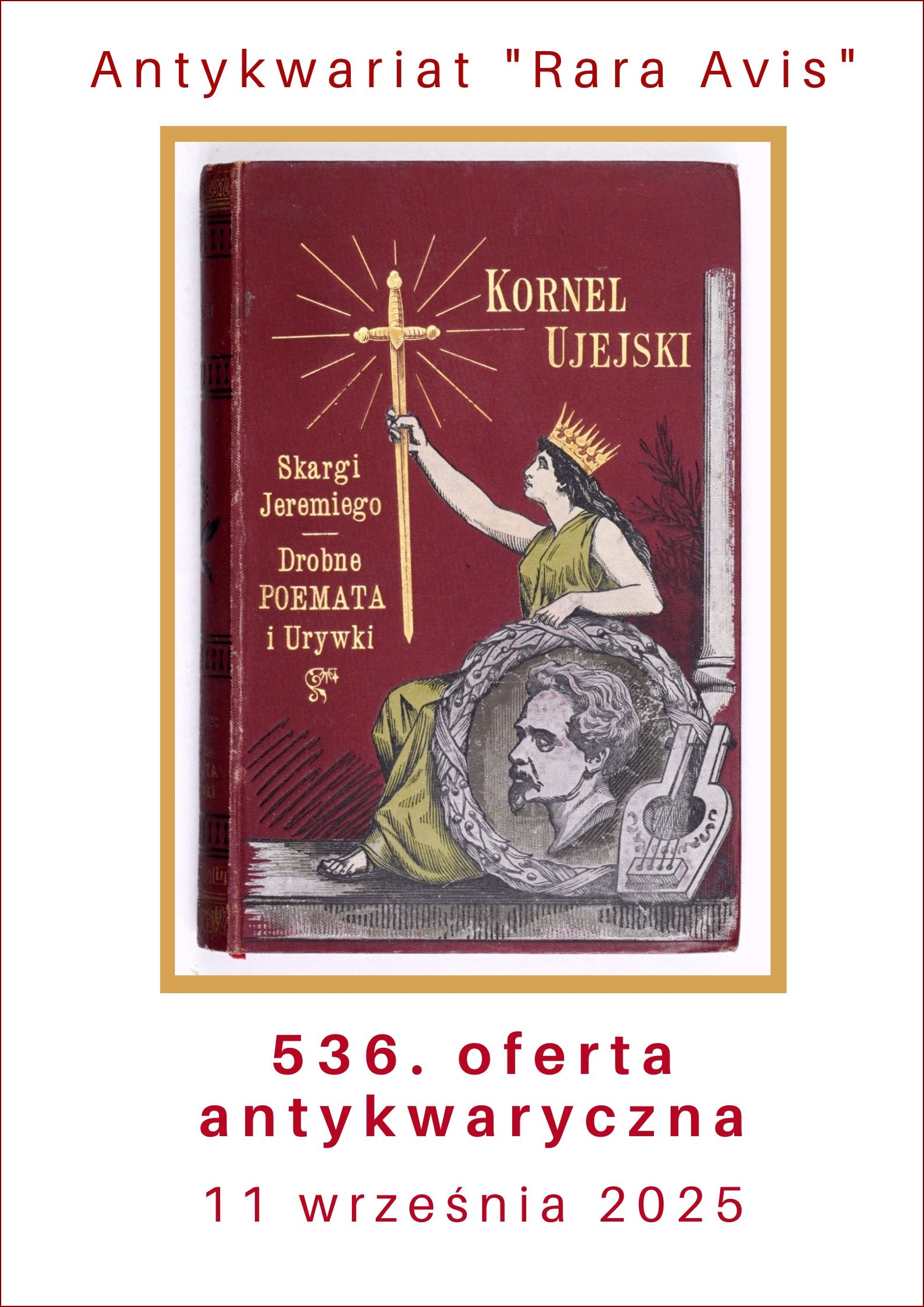 Antykwariat Rara Avis - 536. oferta antykwaryczna - 11 września 2025