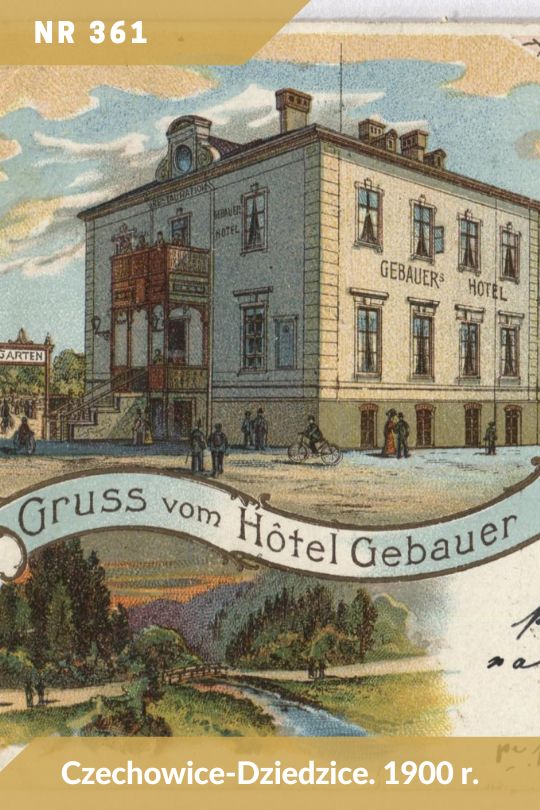 Antykwariat Rara Avis - 539. oferta antykwaryczna: Pocztówki - poz. 361: Czechowice-Dziedzice. 1900 r.