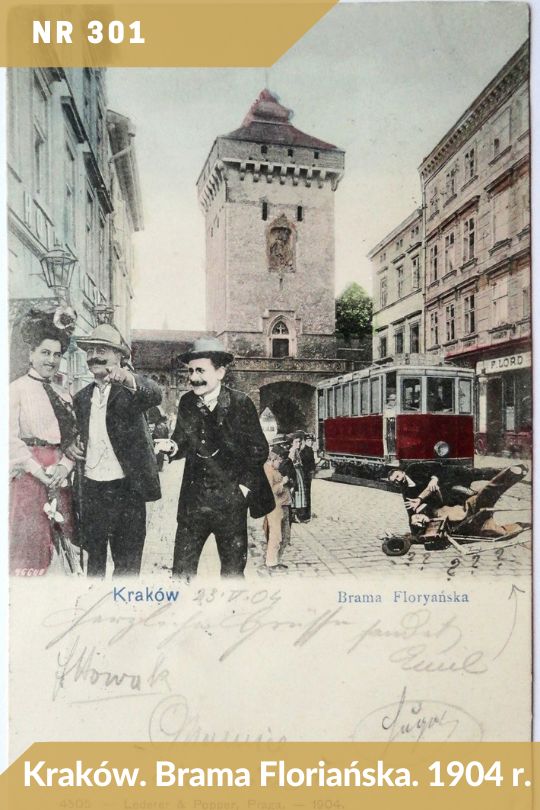 Antykwariat Rara Avis - 543. oferta antykwaryczna, poz. 301 - Kraków, Brama Floriańska. 1904 r.