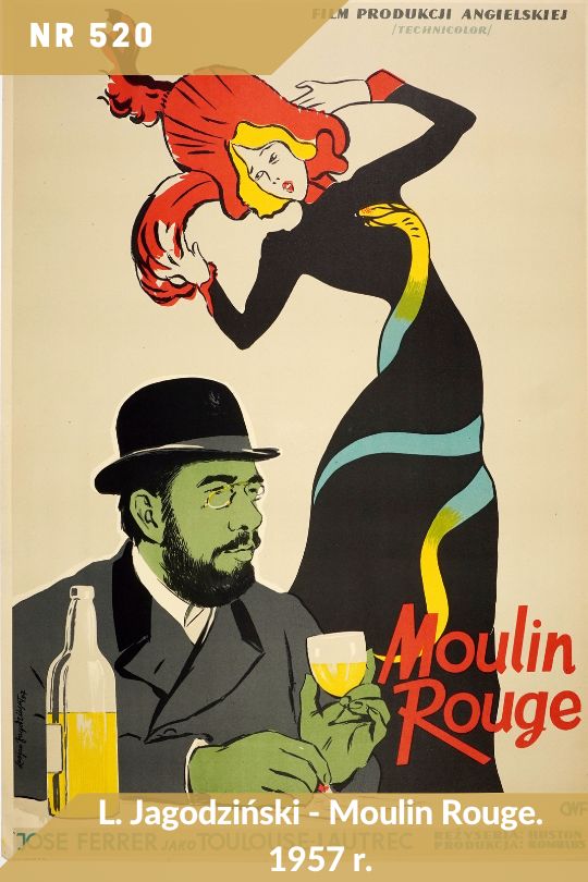 Antykwariat Rara Avis - 147. aukcja antykwaryczna, poz. 520: L. Jagodziński - Moulin Rouge, 1957 r.